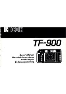 Ricoh TF 900 manual. Camera Instructions.